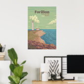 Forillon National Park Quebec Canada Travel Poster ポスター (ホームオフィス)