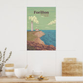 Forillon National Park Quebec Canada Travel Poster ポスター (キッチン)