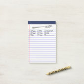 Forkおもしろい Multiple Choice 4"x6" ポストイット (デスク上)