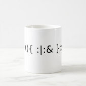Fork Bomb コーヒーマグカップ (中央)