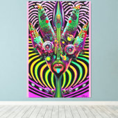 Forked キャンバスプリント (インサイチュ (ウッドフロア))