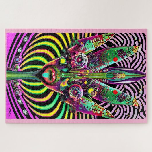 Forked ジグソーパズル (横)