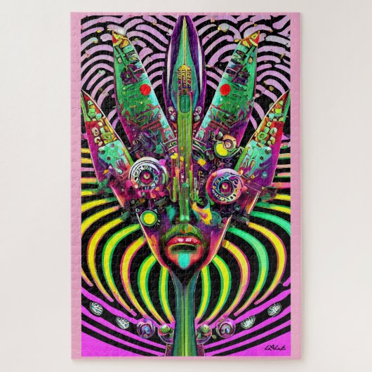 Forked ジグソーパズル (縦)