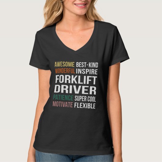 Forklift Driver  Appreciation Tシャツ (正面)