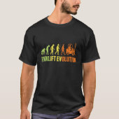 Forklift Evolution   Forklift Operator Fork Wareho Tシャツ (正面)