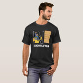 Forklift Operator Forklift Certified Weightlifter Tシャツ (正面フル)