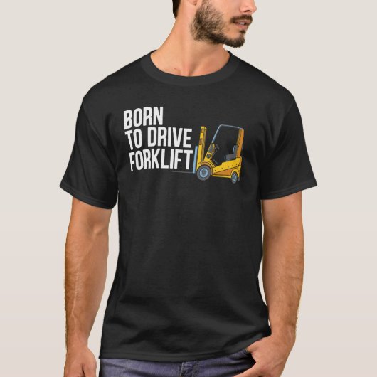 Forklift Operator Truck Worker_2 Tシャツ (正面)