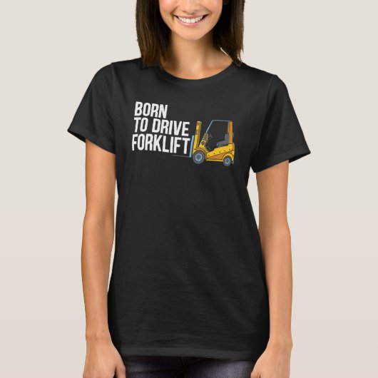Forklift Operator Truck Worker_2 Tシャツ (正面)