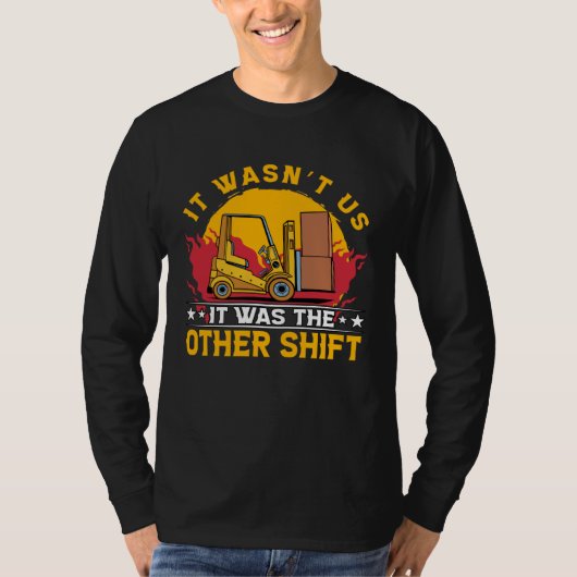 Forklift Operator Warehouseman Pallet Transporter  Tシャツ (正面)