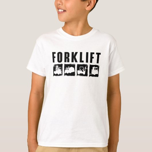 Forklift Quote Forklift Operator Driver Worker Tシャツ (正面)