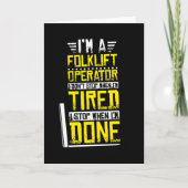 Forklift Truck Warehouse Clerk カード (正面)