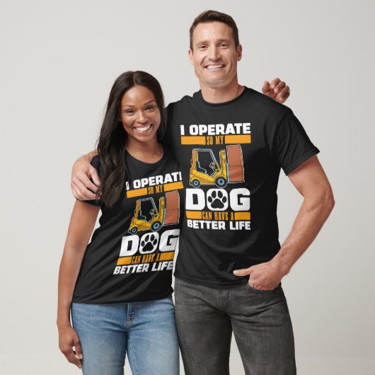Forklifter Dog Logistics  Warehouse Forklift Opera Tシャツ (ユニセックス)