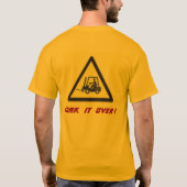 forktruckのワイシャツ tシャツ (裏面)