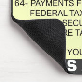 FORM_1040、税の時間! 、これはそれについてあります マウスパッド (コーナー)