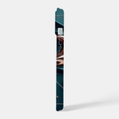 Form_and_Flow | ラグジュアリー フロー 3D リキッド メタル フォン iPhone 15ケース (左側面)