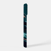 Form_and_Flow | ラグジュアリー フロー 3D リキッド メタル フォン iPhone 15ケース (右側面)