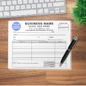 Form Business Quotation Invoice Sales Receipt ノートパッド