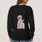 Form Over Noise | Modern Minimal Graphic Print スウェットシャツ (裏面)