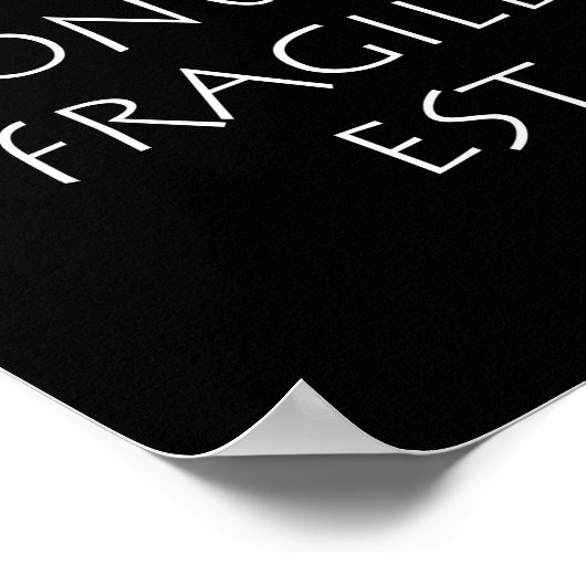 Forma bonum fragile est ポスター (角)