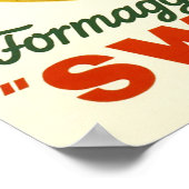 Formaggio vero Emmental Svizzero，スイス， ポスター (角)