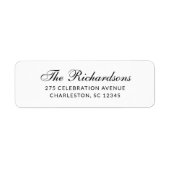 Formal and Classic | Black and White ラベル (正面)