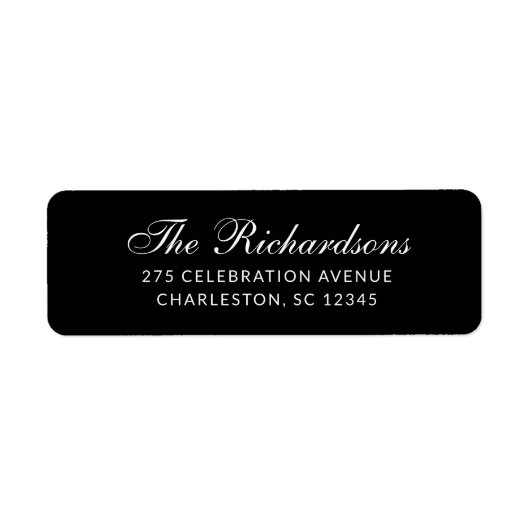 Formal and Classic | Dark Black ラベル (正面)