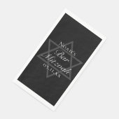 Formal Black Bar Mitzvah Star of David Customized (コーナー)