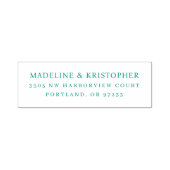 Formal Black Minimalist Address セルフインキングスタンプ (デザイン)