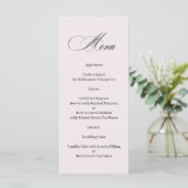 Formal Elegant Calligraphy Menu メニュー (スタンド正面)