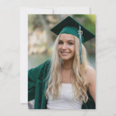 Formal elegant college photo graduation party 招待状 (裏面)