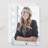 Formal Elegant Graduation Party | Photo Back 招待状 (裏面)