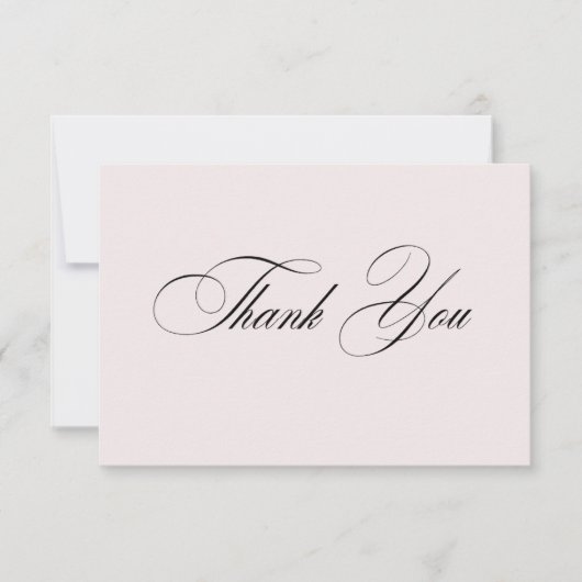 Formal Elegant Thank You Card サンキューカード (正面)