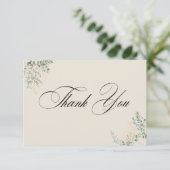 Formal Elegant Thank You Card サンキューカード (スタンド正面)
