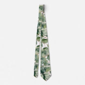 Formal Eucalyptus Neck Ties | Simple and Classic ネクタイ (裏面)
