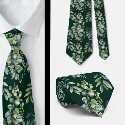 Formal Eucalyptus Neck Ties | Simple and Classic ネクタイ