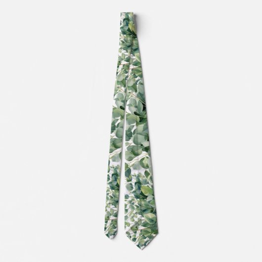 Formal Eucalyptus Neck Ties | Simple and Classic ネクタイ (裏面)