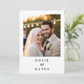 Formal Evening With Unique And Elegant Wedding 招待状 (スタンド正面)