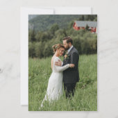 Formal Floral Monogram Crest Wedding (裏面)