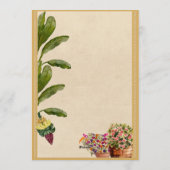 Formal Traditional Wedding Invitation  招待状 (裏面)