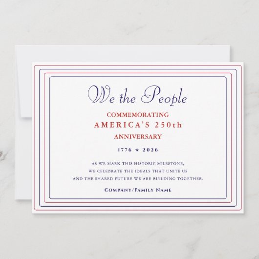 Formal We the People America 250 Semiquincentennia シーズンカード (正面)
