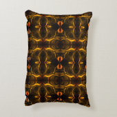 formas, 'trasos dourados flutuam' em fundo escuro. アクセントクッション (裏面(縦))