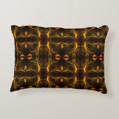 formas, 'trasos dourados flutuam' em fundo escuro. アクセントクッション (裏面)