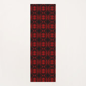 formas, 'trasos vermelhos flutuam' em fundpreto. ヨガマット (正面)