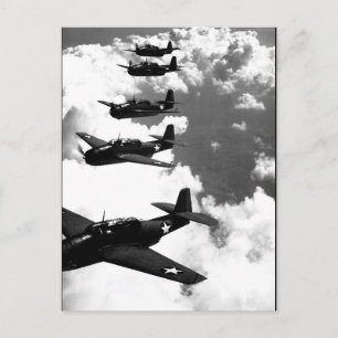formation_Warイメージ飛んでいるのTBF (アベンジャーズ) ポストカード