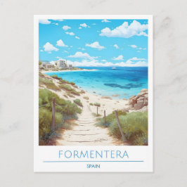 Formenteraスペイン旅行 ポストカード