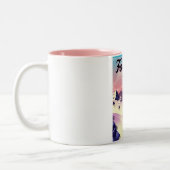 Formigal Aragonスペインのスキーポスター。 ツートーンマグカップ (左)