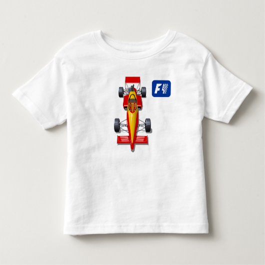 Formula 1 race car トドラーTシャツ (正面)