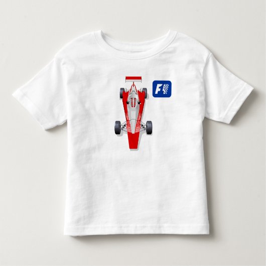 Formula 1 race car トドラーTシャツ (正面)