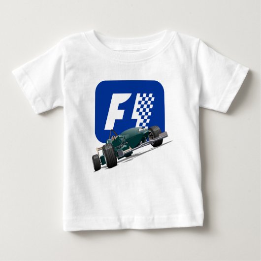 Formula 1 race car ベビーTシャツ (正面)