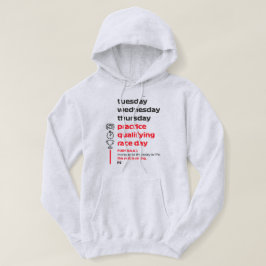 FORMULA 1 RACE WEEK WHITE パーカ